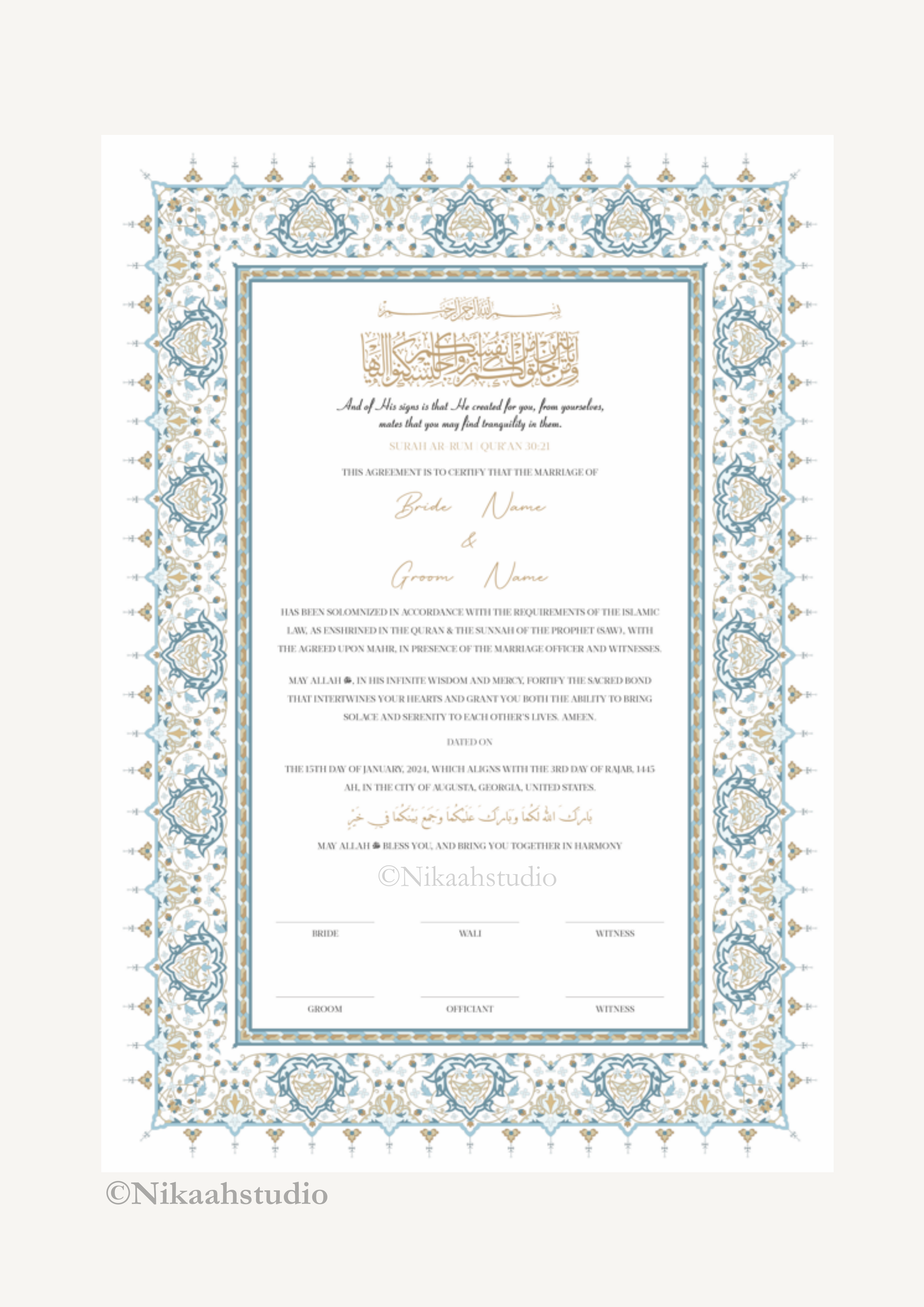 Sakinah's Oath