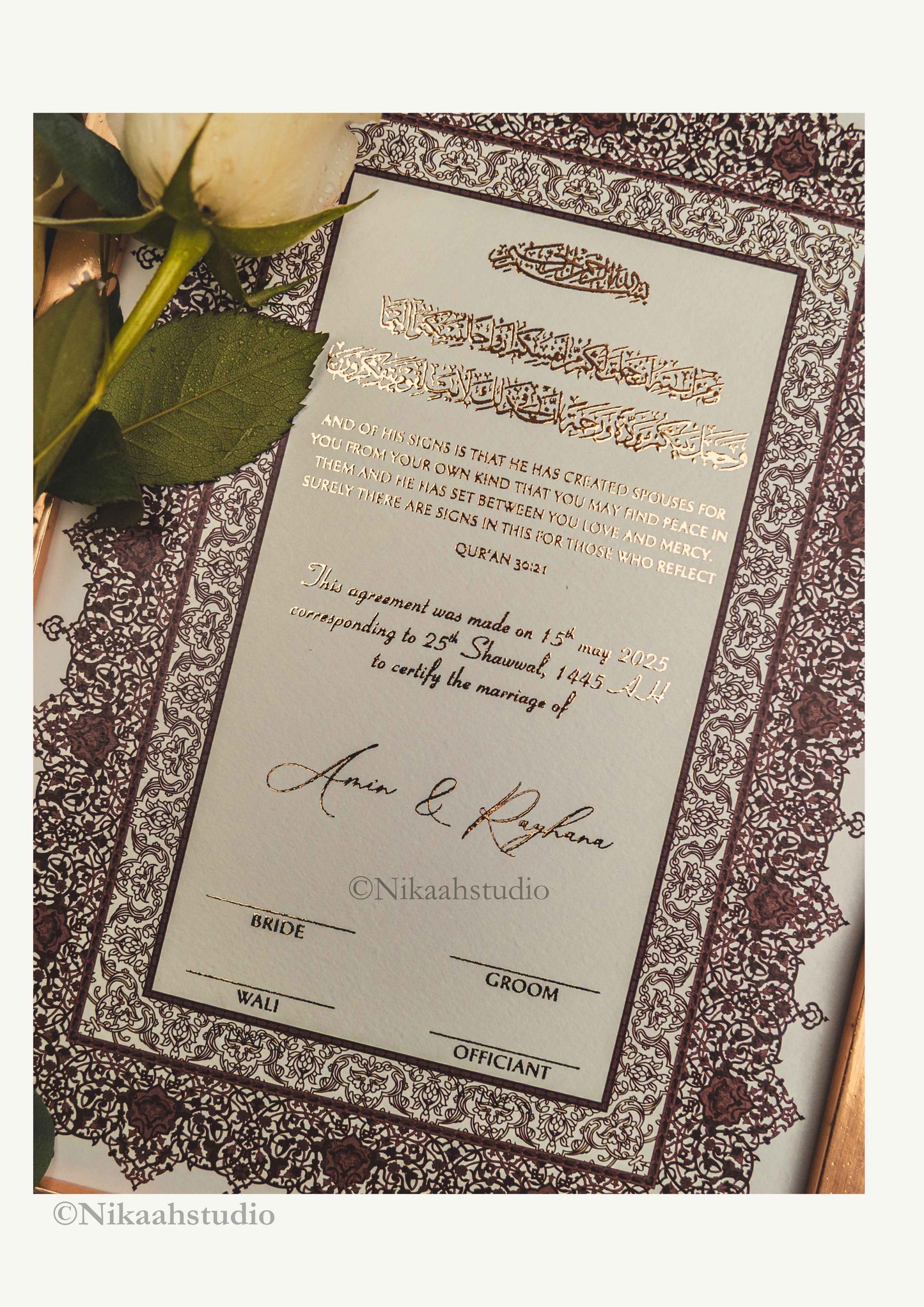 Mahira- Gold Foil