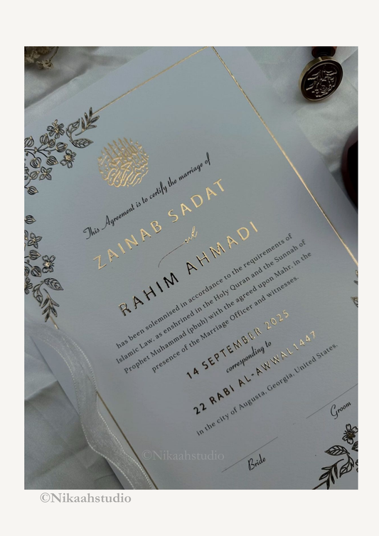 Aurora' Charm- Gold Foil